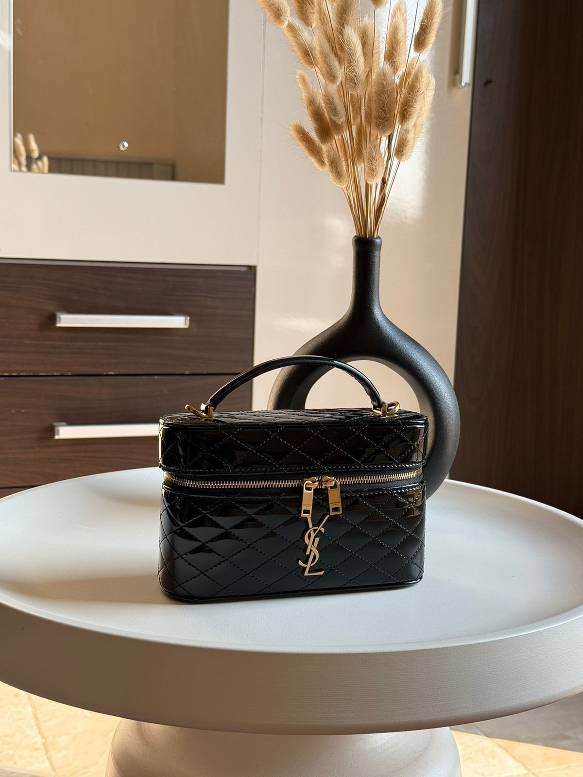 Bolsa Gaby Vanity Bag Black YSL