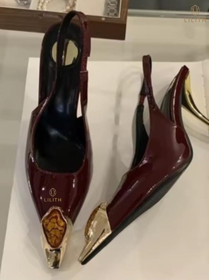 Scarpin Isis red YSL