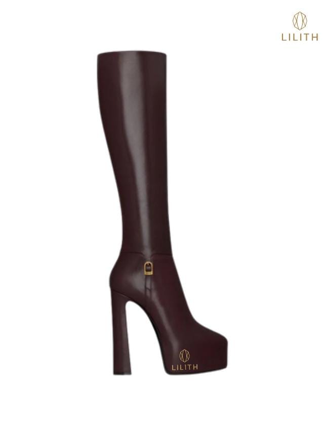 Bota Plataforma Nico de Saint Laurent YSL