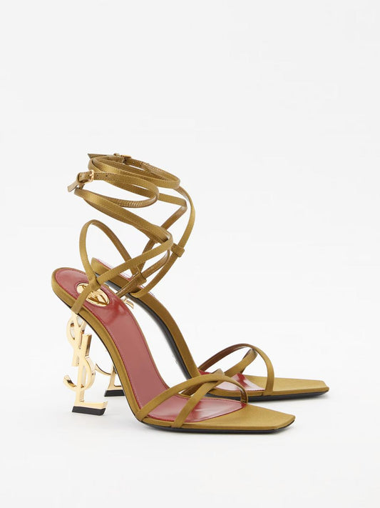 Saint Laurent Sandália Opyum com salto 110mm