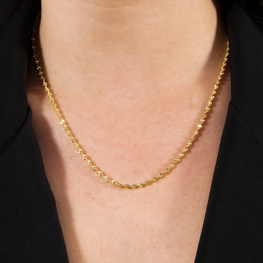 Corrente Lilith Allure Dourada Singapura / Lilith Allure Gold Singapore Chain