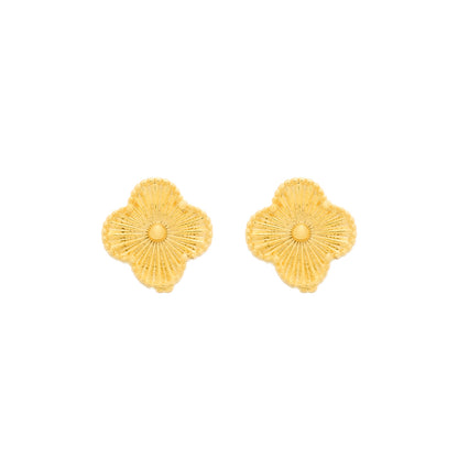 Brinco Lilith Allure Dourado de Flor / Lilith Allure Gold Flower Earring
