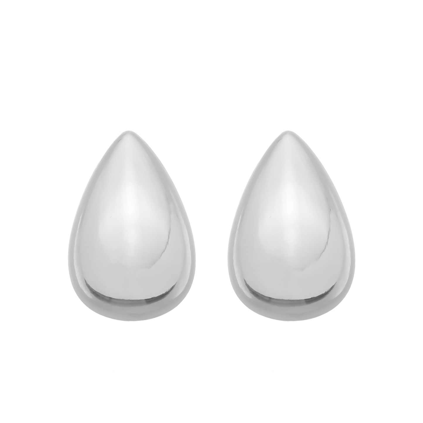Brinco Lilith Allure Prateado Gota / Lilith Allure Silver Teardrop Earrings