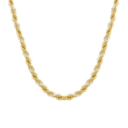 Colar Lilith Allure Baiano Dourado e Prateado. Lilith Allure Baiano Gold and Silver Necklace