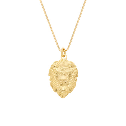 Colar Lilith Allure Dourado Pingente Leão. Lilith Allure Gold Necklace with Lion Pendant