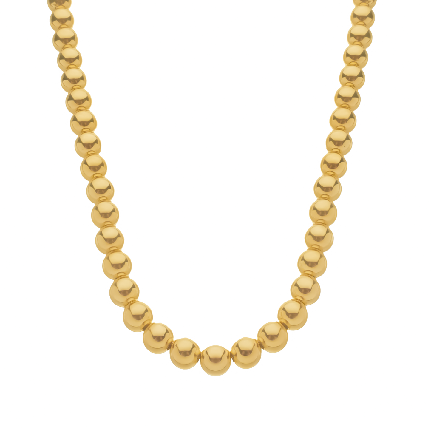 Colar Lilith Allure Dourado de Bolas Médias / Lilith Allure Gold Medium Bead Necklace