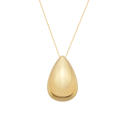 Colar Lilith Allure Dourado de Gota / Lilith Allure Gold Teardrop Necklace