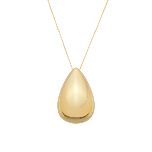 Colar Lilith Allure Dourado de Gota / Lilith Allure Gold Teardrop Necklace