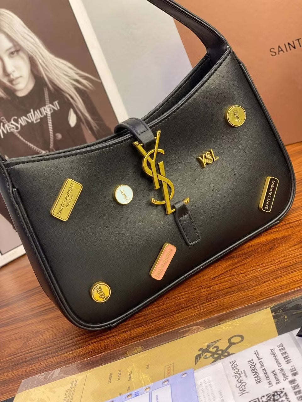 Bolsa Lilith  Le 5 Ã 7  Metalasse  - PINS YSL