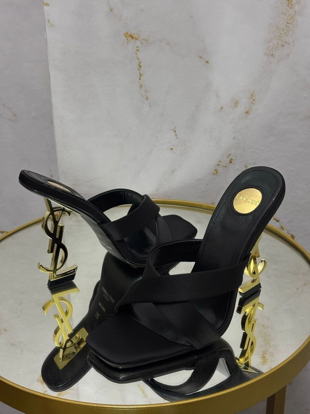 Saint Laurent Mules Opyum  YSL