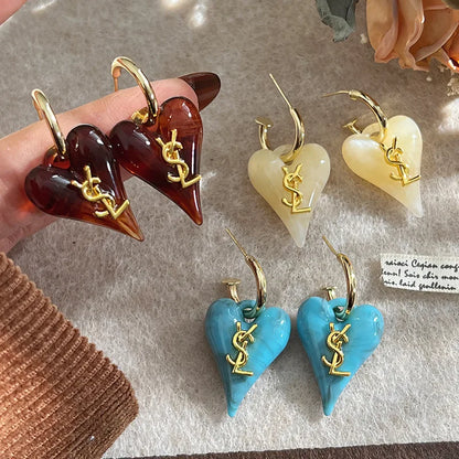 BRINCO SAINT LAURENT VINTAGE CORACAO