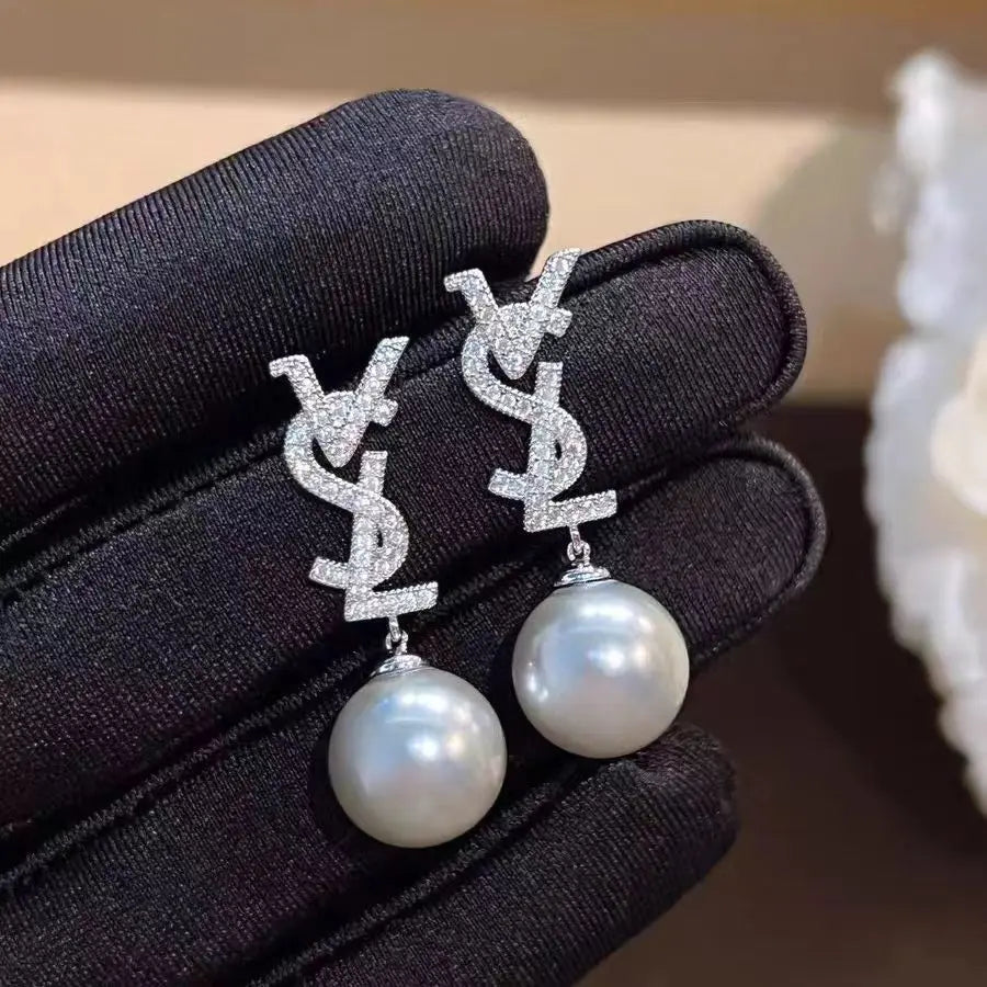 BRINCO CASSANDRE PEARL EARRINGS IN MEL