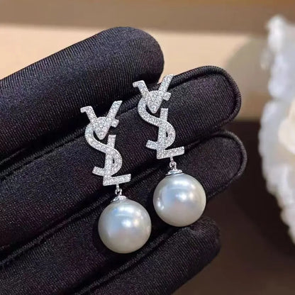 BRINCO CASSANDRE PEARL EARRINGS IN MEL
