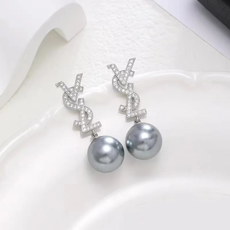 BRINCO CASSANDRE PEARL EARRINGS IN MEL