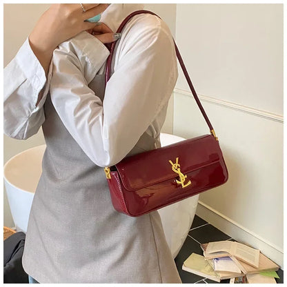 Bolsa pequena quadrada -3 vias alça superior bolsa de ombro crossbody