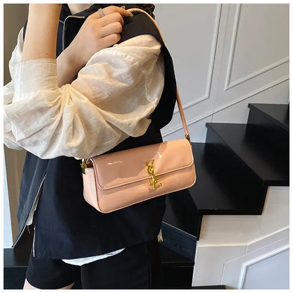 Bolsa pequena quadrada -3 vias alça superior bolsa de ombro crossbody