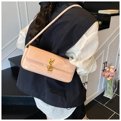 Bolsa pequena quadrada -3 vias alça superior bolsa de ombro crossbody