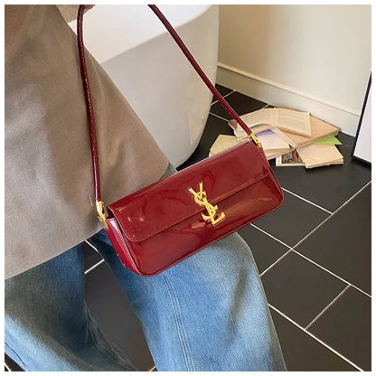 Bolsa pequena quadrada -3 vias alça superior bolsa de ombro crossbody