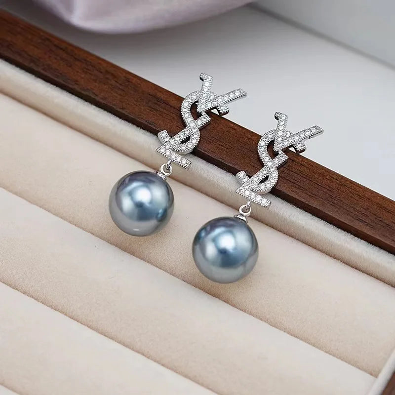 BRINCO CASSANDRE PEARL EARRINGS IN MEL