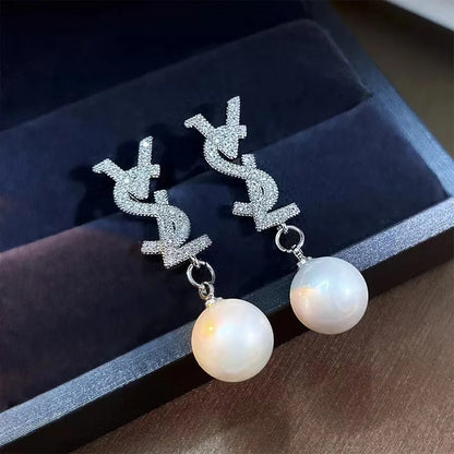 BRINCO CASSANDRE PEARL EARRINGS IN MEL