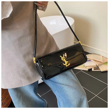 Bolsa pequena quadrada -3 vias alça superior bolsa de ombro crossbody