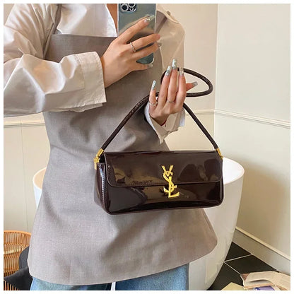 Bolsa pequena quadrada -3 vias alça superior bolsa de ombro crossbody