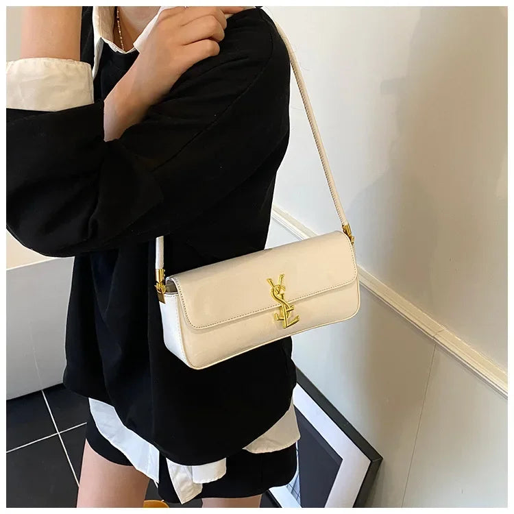 Bolsa pequena quadrada -3 vias alça superior bolsa de ombro crossbody