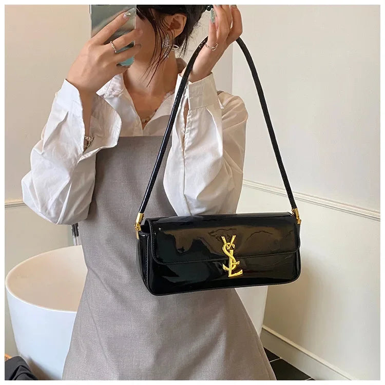 Bolsa pequena quadrada -3 vias alça superior bolsa de ombro crossbody