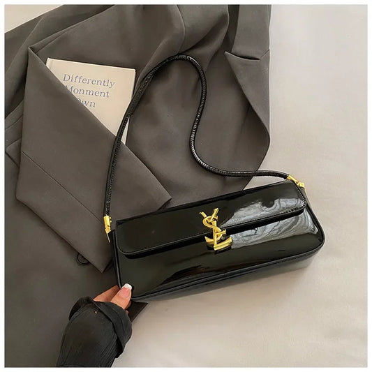 Bolsa pequena quadrada -3 vias alça superior bolsa de ombro crossbody