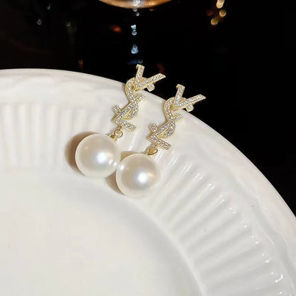 BRINCO CASSANDRE PEARL EARRINGS IN MEL