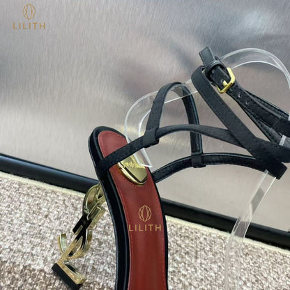 Salto Lilith Jeanne Slingback Pump Black YSL