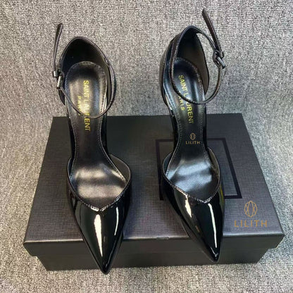 Scarpin Lilith Opyum Patent Pump black YSL