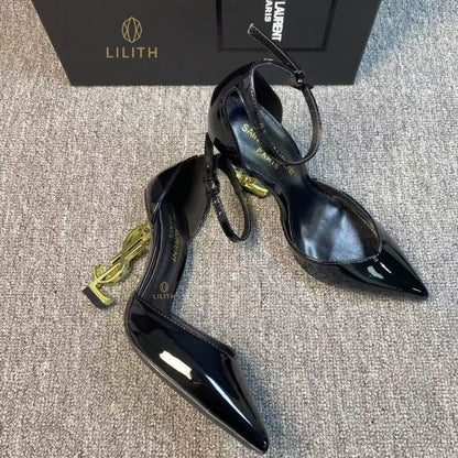 Scarpin Lilith Opyum Patent Pump black YSL