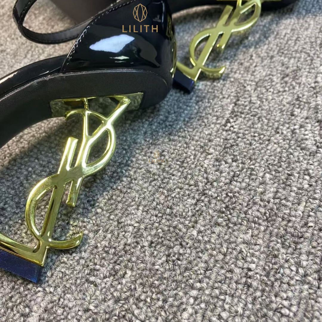 Scarpin Lilith Opyum Patent Pump black YSL