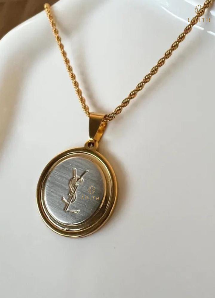 Laurent Charm Necklace YSL