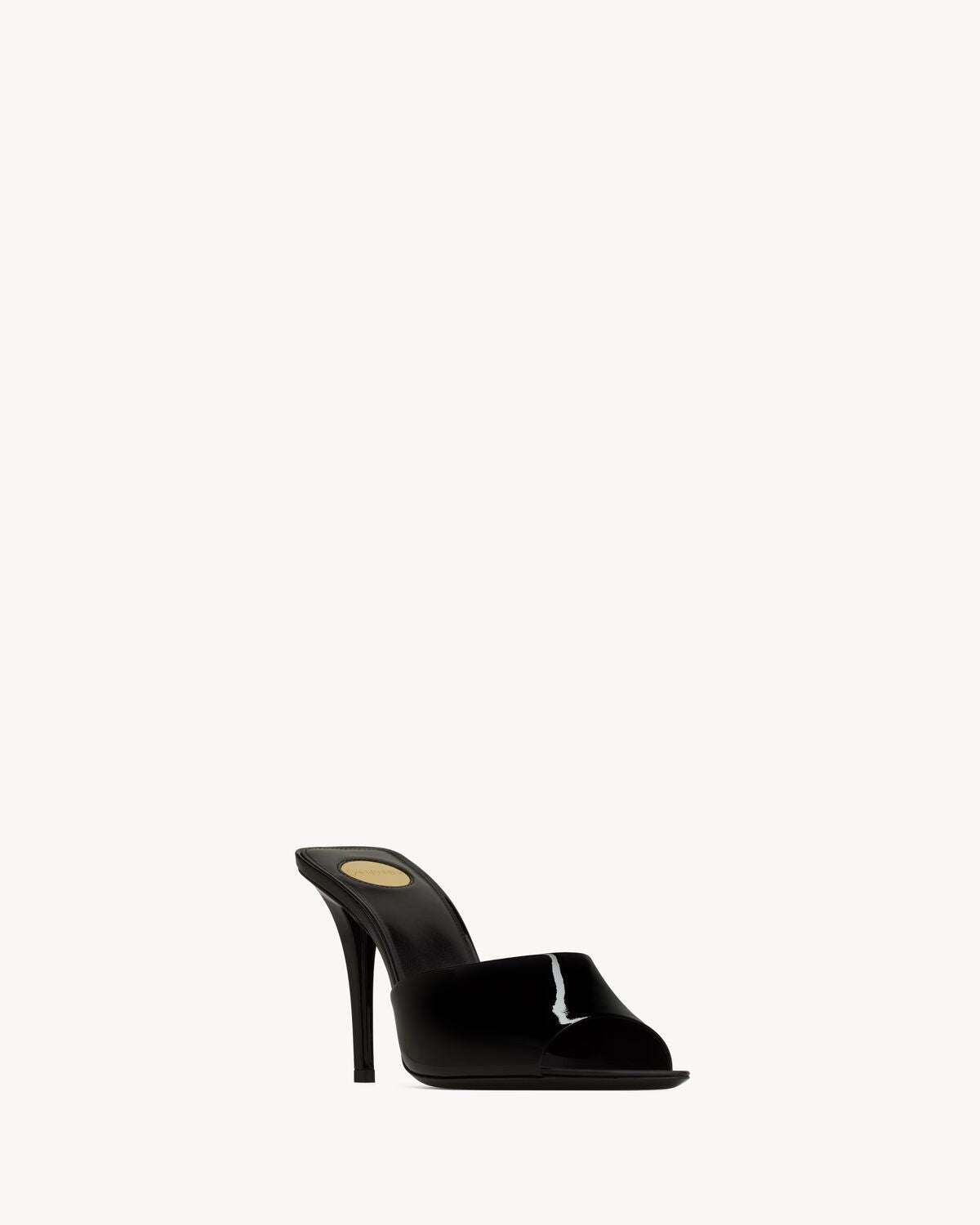 Saint Laurent Mule Romy com salto 90mm