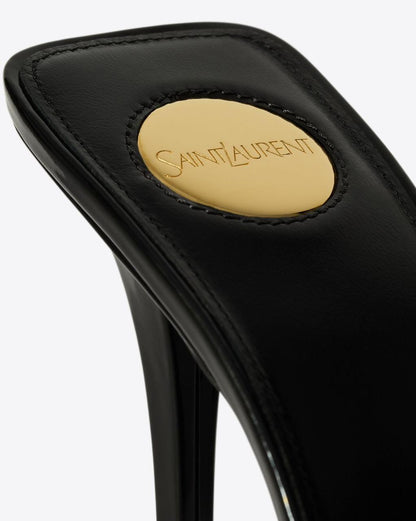 Saint Laurent Mule Romy com salto 90mm