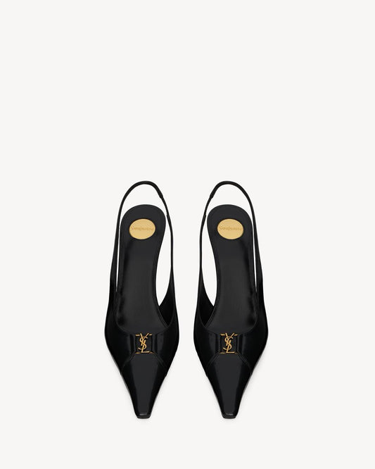 Saint laurent scarpin slingback babylone breteuil