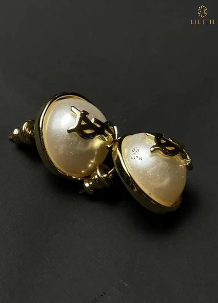 BRINCO Laurent Pearl Earrings Cassandre