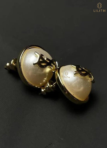 BRINCO Laurent Pearl Earrings Cassandre