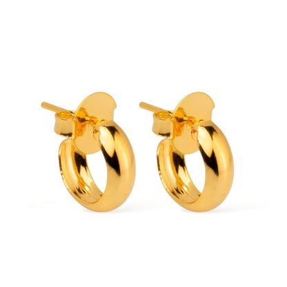 Brinco Lilith Allure Dourado de Argolinha / Lilith Allure Gold-Plated Small Hoop Earrings