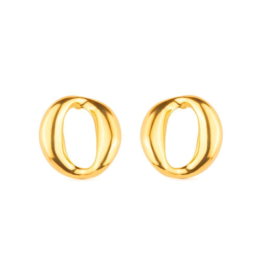 Brinco Lilith Allure Dourado Elo Corrente / Lilith Allure Gold Chain Earrings