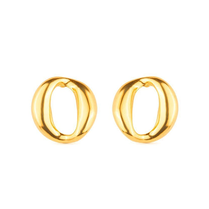 Brinco Lilith Allure Dourado Elo Corrente / Lilith Allure Gold Chain Earrings
