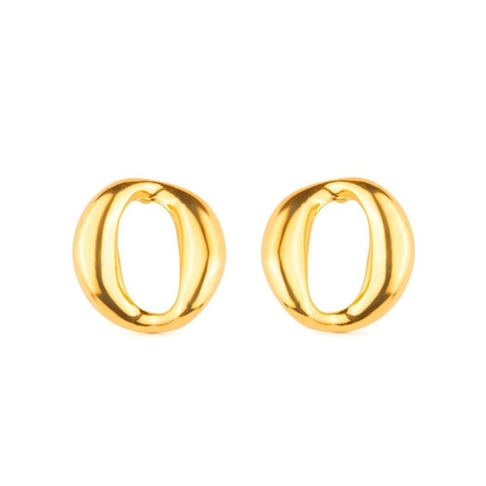 Brinco Lilith Allure Dourado Elo Corrente / Lilith Allure Gold Chain Earrings