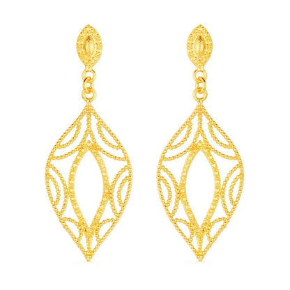 Brinco Lilith Allure Dourado Folha de Gala / Lilith Allure Gold Gala Leaf Earrings
