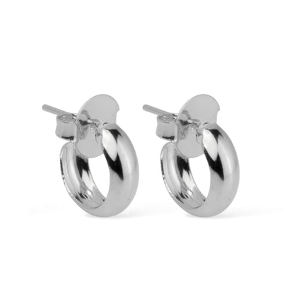 Brinco Lilith Allure Prateado de Argolinha / Lilith Allure Silver-Toned Small Hoop Earring