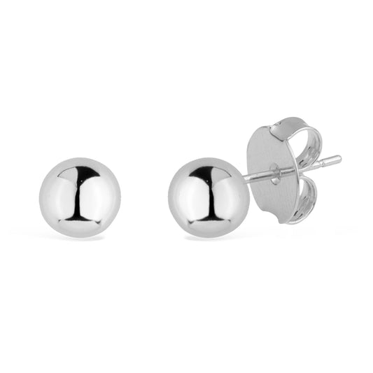 Brinco Lilith Allure Prateado de Bolinha / Lilith Allure Silver Ball Earring
