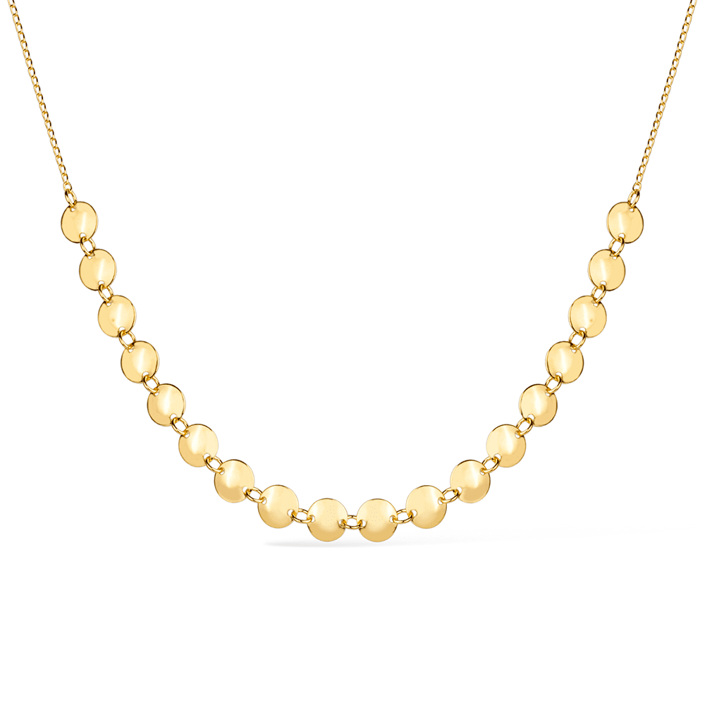 Chocker Lilith Allure Dourada Esferas com Extensor / Lilith Allure Gold-Plated Choker Featuring Spherical Beads and Adjustable Extender