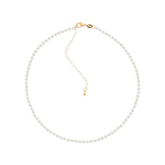 Colar Lilith Allure Dourado Chocker de Pérolas / Lilith Allure Gold Pearl Choker Necklace