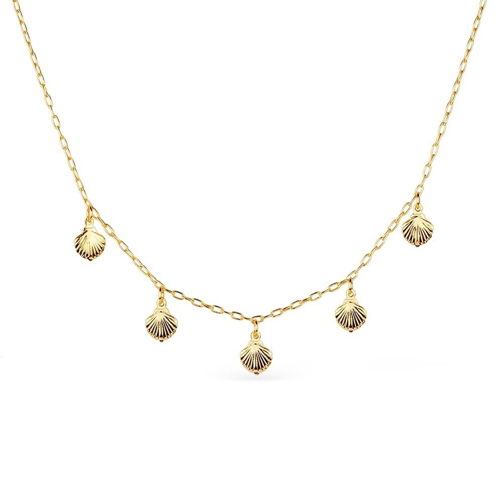 Colar Lilith Allure Dourado de Concha / Lilith Allure Gold Shell Necklace